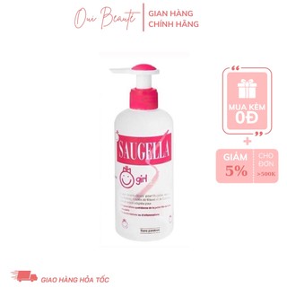 Dung dịch vệ sinh cho bé gái Saugella Ouibeaute
