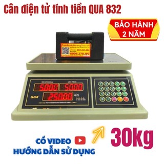 Cân điện tử 30kg QUA 832 Chống nước IP66 Chính Hãng Bảo Hành 1 Năm