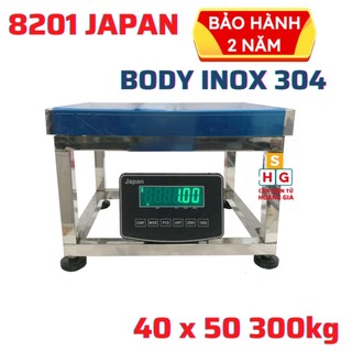 Cân ghế điện tử 300kg 8201 FULL INOX 304 40 x 50 cm – Chuyên Cân Hải Sản