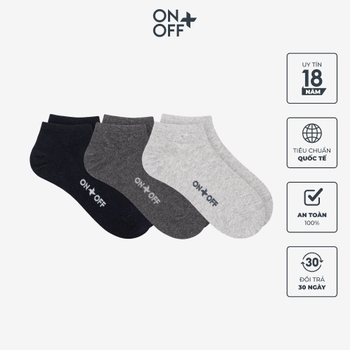 Pack 3 tất nữ không cổ ONOFF êm thoáng - 16AP23A145