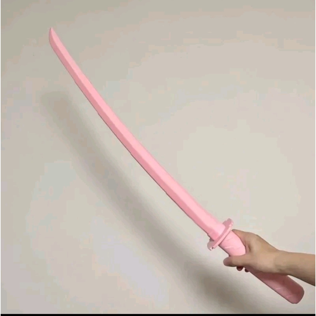 Kiếm nhựa Katana 3D, Tặng kèm 1 Dao vô tri màu ngẫu nhiên 11CM