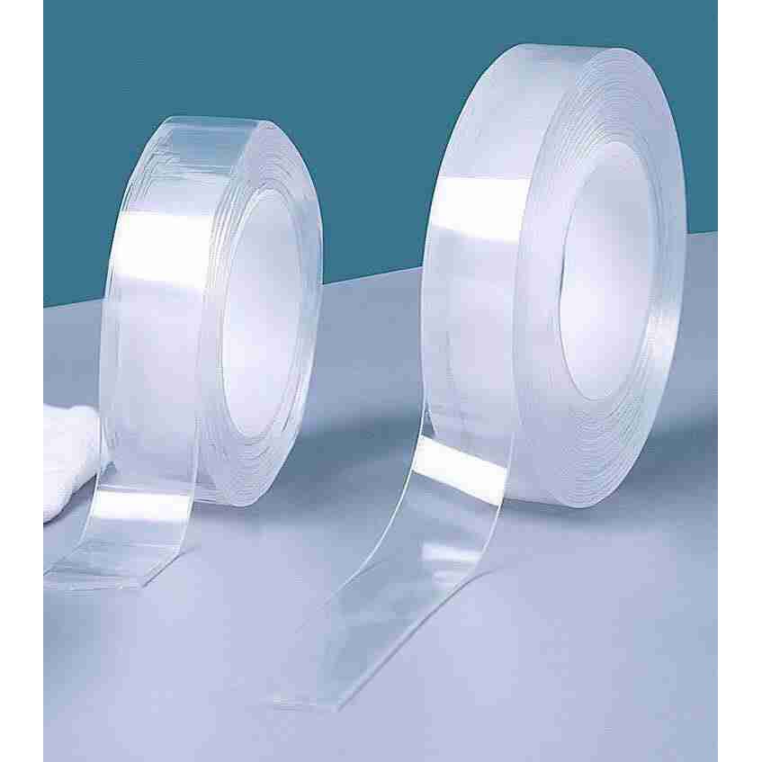 Băng dính 2 mặt cường lực chất liệu silicon Nano siêu dính