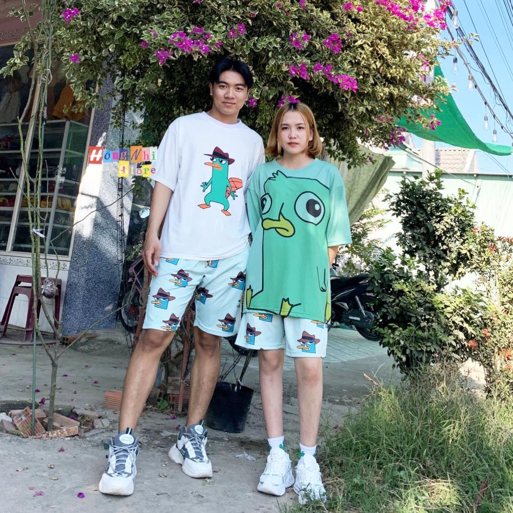 Quần Đùi Hoạt Hình Short Cartoon Oversize Ulzzang Unisex Dáng Rộng Nam Nữ - MM Freeship