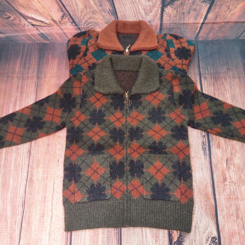 Áo khoác len trung niên  tặng bà tặng mẹ