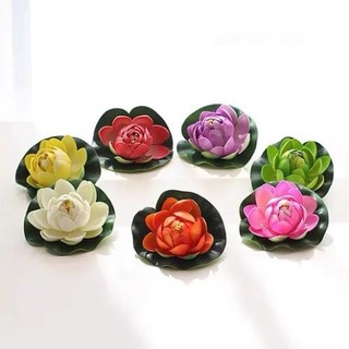 Hoa giả hoa sen, bông sen thả nước size nhỏ 8cm , phụ kiện chụp ảnh