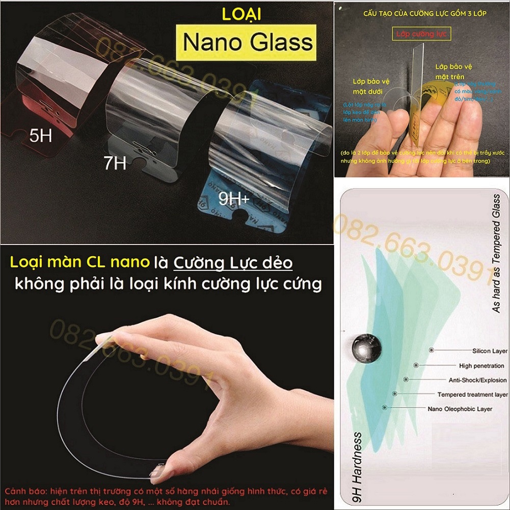 Dán cường lực màn hình Dell XPS 15 9510 9520 9530 9560 9570 nano nano dẻo trong suốt, nhám chống loá+vân tay, bảo vệ mắt