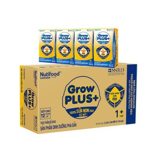 Thùng sữa bột pha sẵn growplus+ sữa non tăng đề kháng 110ml - trên 1 tuổi