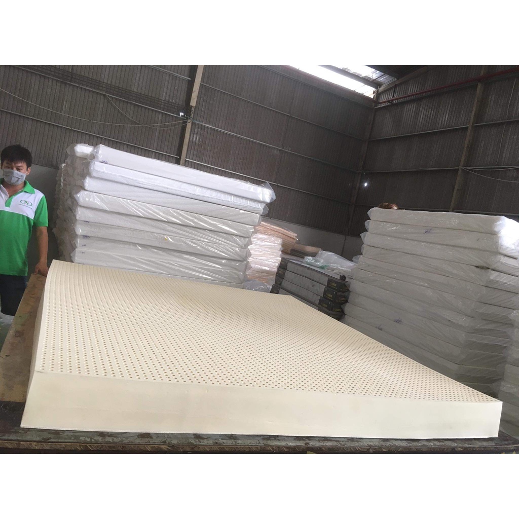 Nệm Cao Su Thiên Nhiên hàng trưng bày  size 1m4 x2m x10cm