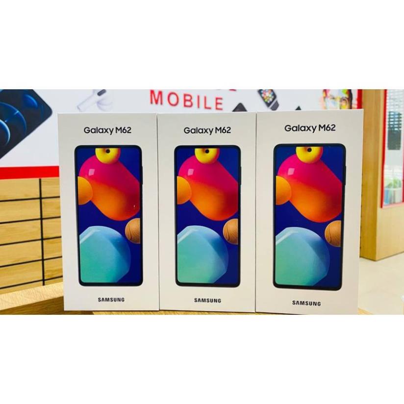 Điện Thoại Samsung Galaxy M62 8GB/256GB - Hàng Chính Hãng , Máy Mới 100% Đầy Đủ Bảo Hành BH 12 Tháng