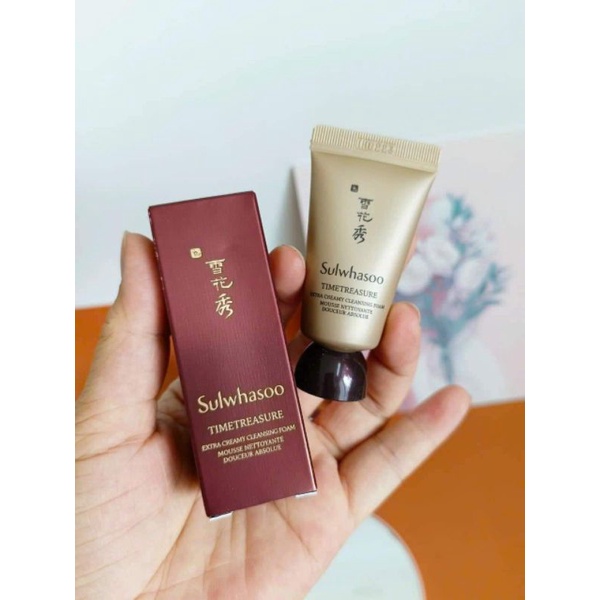 Sữa rửa mặt thông đỏ cao cấp của Sulwhasoo 15ml [ date 2025]
