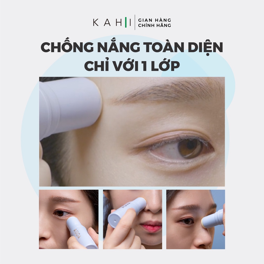 Combo 2 Sáp Chống Nắng KAHI Aqua Balm 9g 50SPF+ PA++++ Bảo Vệ Làn Da Nhạy Cảm, Nâng Tông & Dưỡng Ẩm