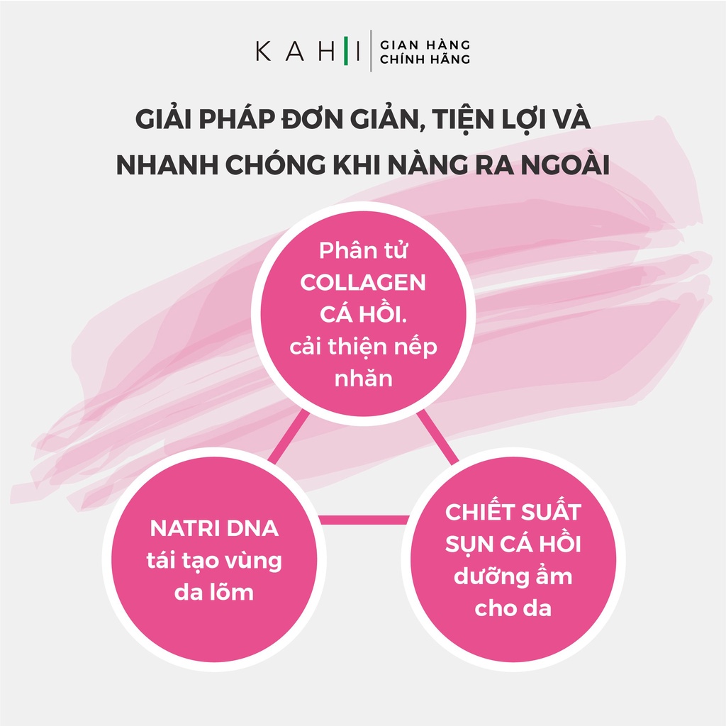 Combo 2 Kem Dưỡng Ẩm, Bắt Sáng Chiết Xuất Ngọc Trai Giúp Da Sáng Mịn, Đàn Hồi KAHI High Lighter Dạng Thỏi 9g