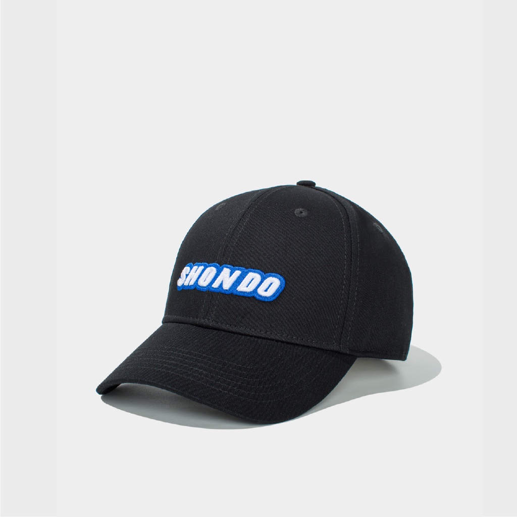 Nón Kết Thêu Logo Shondo Đen NONSH10