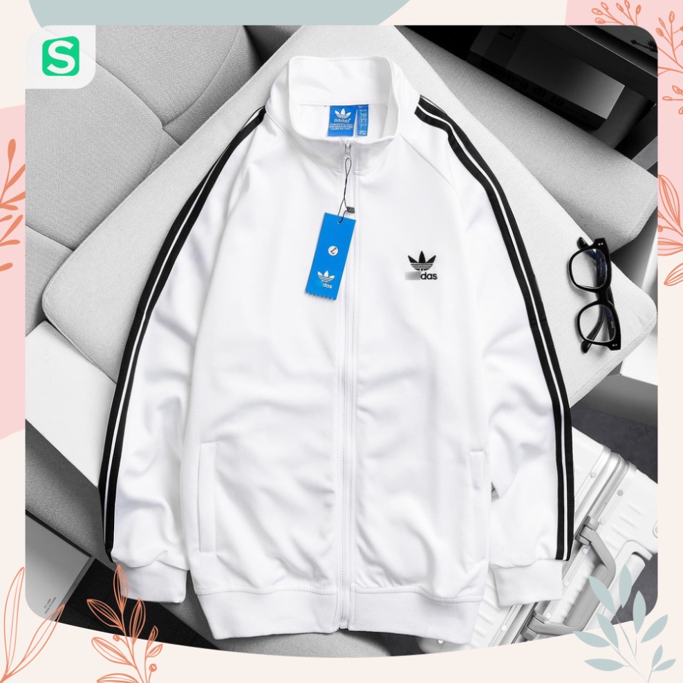 Áo Khoác Thể Thao ba Sọc Nam Nữ Thun Poly dày dặn ,cao cấp Adidas 3 sọc - Nem shop