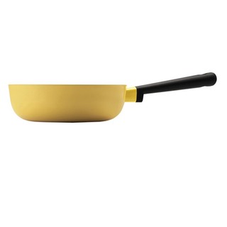 Chảo sâu lòng decore lock&lock, 22cm - màu vàng - lde1225ih