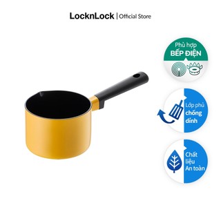 Nồi 1 tay cầm Decore Milk Lock&Lock, 14CM - màu vàng - LDE1142