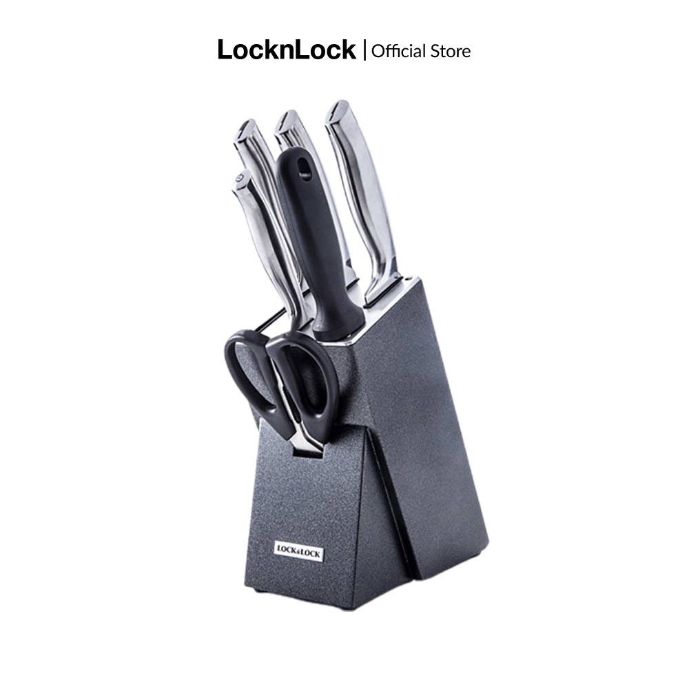 Bộ Dao 7 Món Lock&Lock - Đen CKK301