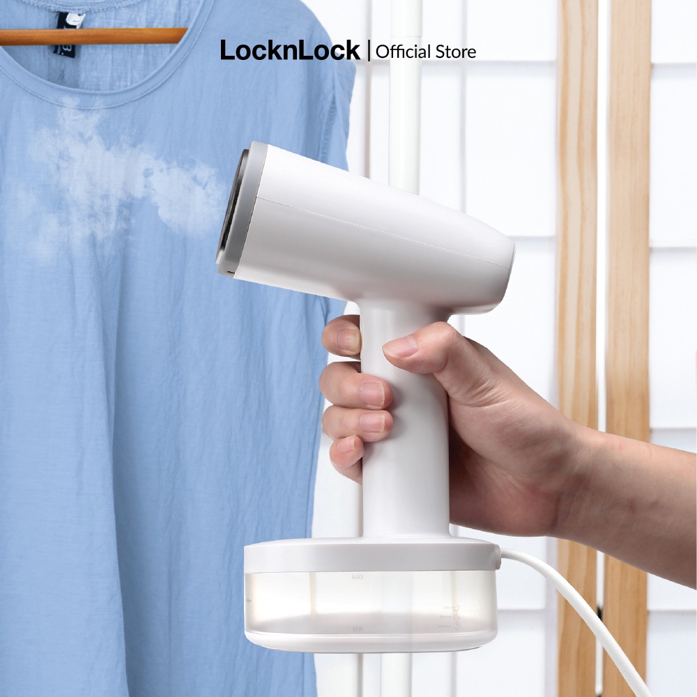 Bàn là hơi nước cầm tay Lock&Lock Handy Steamer màu trắng - ENI223WHT