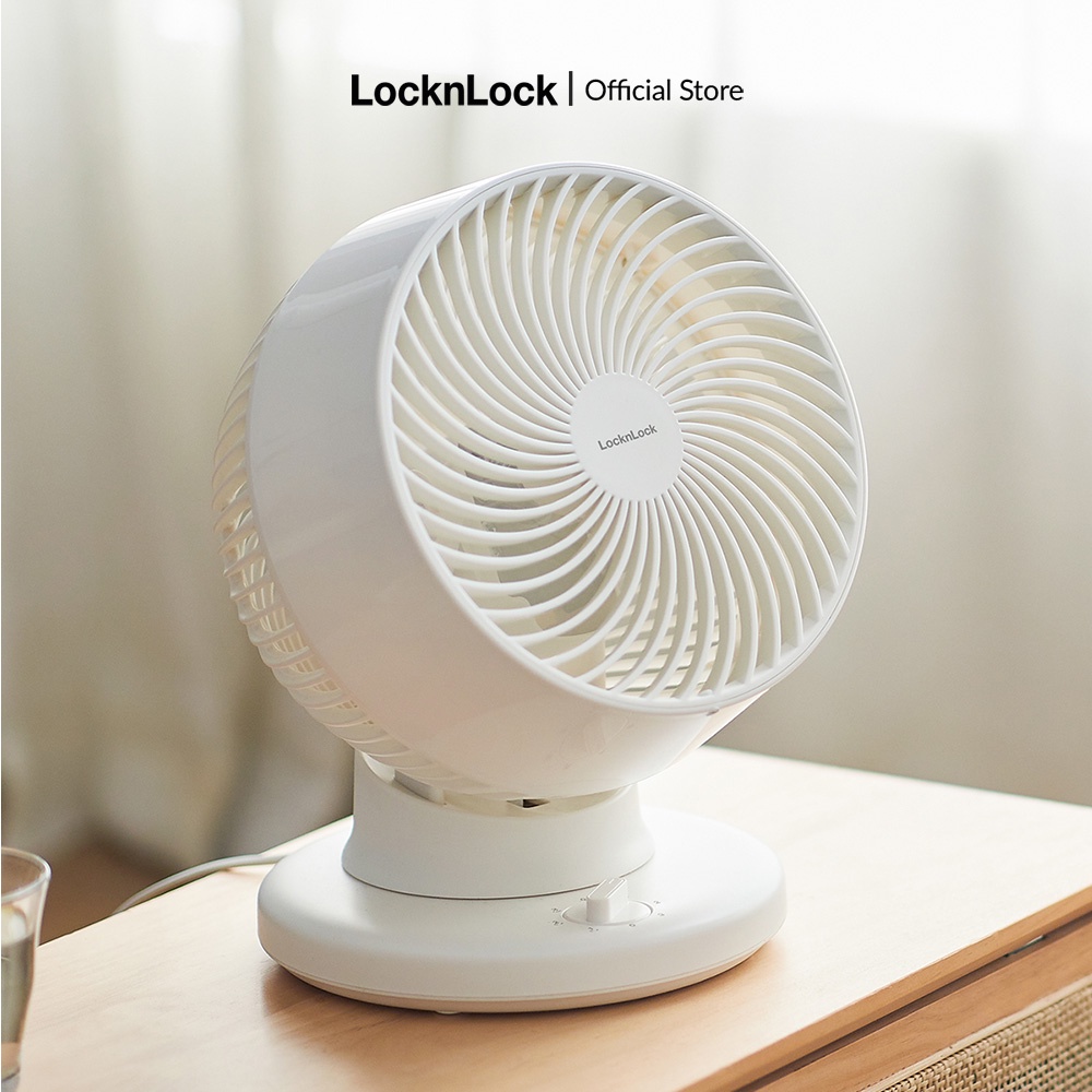 Quạt tuần hoàn không khí Lock&Lock Bianco Desktop circulation fan Màu ngà ENF156IVY