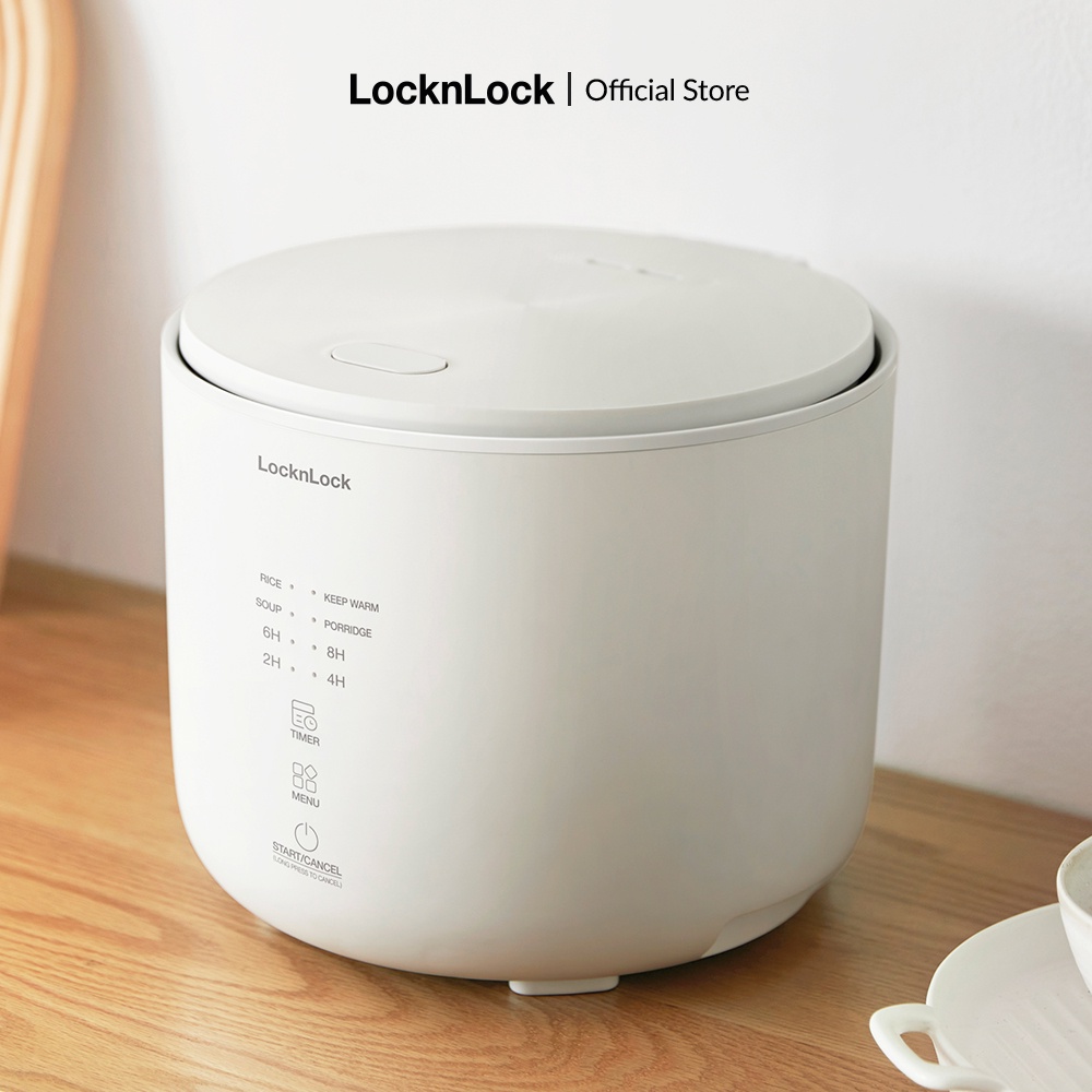 Nồi cơm điện đa chức năng Lock&Lock Bianco Donggeurami rice cooker 1L- Màu ngà EJR334IVY