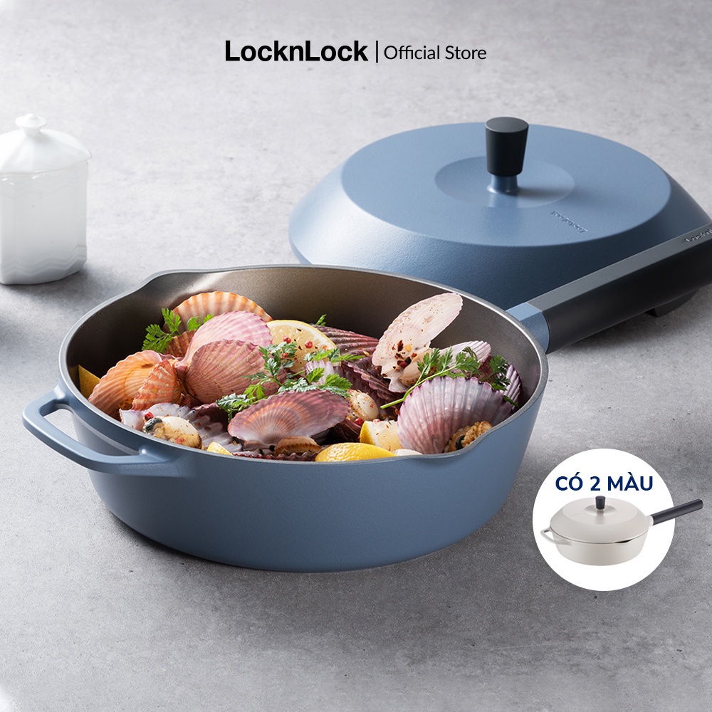 Chảo Lock&Lock Master Deep Pan LMD1245 có nắp 24cm