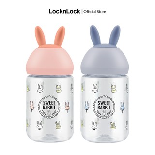 Bình nước hình tai thỏ Lock&Lock cute bottle 380ML - ABF652 (2 màu)