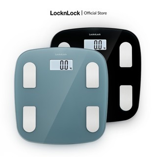 Cân sức khỏe điện tử Lock&Lock Body fat scale theo dõi các chỉ số cơ thể qua ứng dụng ENC541