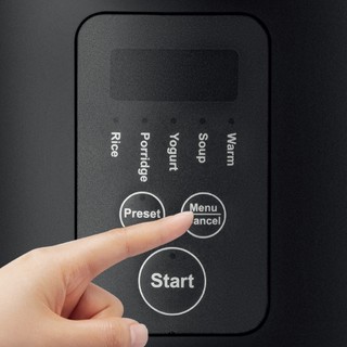Nồi cơm điện Lock&Lock Compact Rice Cooker 1.2L màu đen EJR346BLK