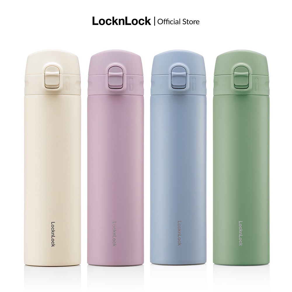 Bình giữ nhiệt Lock&Lock Slim Fit Onetouch 400ml - LHC3270 (4 màu)