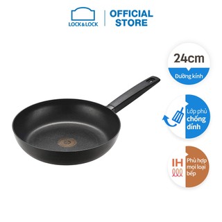 Chảo nhôm chống dính Lock&Lock Hard&Light 24cm (Có từ) - Màu đen - LHL5243-IH