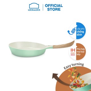 Chảo nhôm chống dính lock & lock, 24cm màu mint cca204