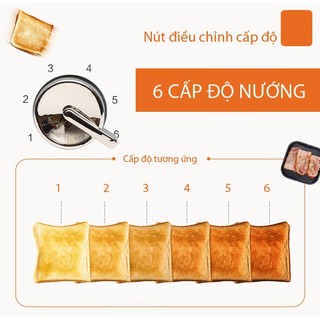 Máy Nướng Bánh Mì Lock& Lock (730W) EJB221BLU