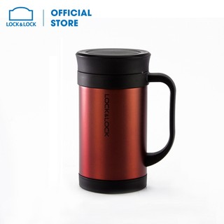 Ly giữ nhiệt lock&lock filter coffee mug 400ml - màu đỏ lhc4029r