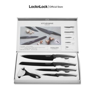 Bộ dao nhà bếp 5 món COOKPLUS Lock & Lock CKK101S5BLK