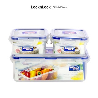 Bộ 3 hộp bảo quản lock&lock classic hpl806s3