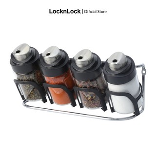 Lọ đựng gia vị 4p lock&lock black cap - 120ml llg843