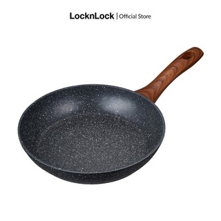 Chảo nhôm chống dính BAUM Marble 24cm, 1 tay cầm, hiệu Lock&Lock LBU1243C