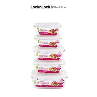 Bộ 5 hộp thủy tinh Lock&Lock Euro LLG423S5