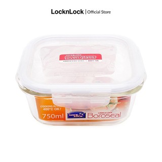 Hộp bảo quản thủy tinh Lock&Lock hình vuông 750ml LLG224
