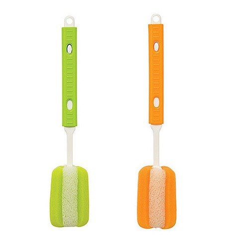Dụng cụ rửa chai và ly Lock&Lock Water bottle brush ETM113-114 màu cam hoặc màu xanh lá