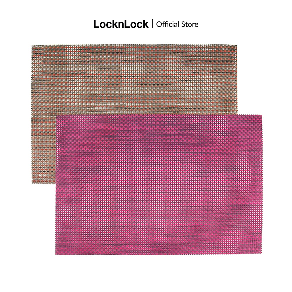 Tấm lót bàn ăn Lock&Lock Modern Check/Mono Dot placemats 30*45cm - cách nhiệt, chống trượt (nhiều phân loại)