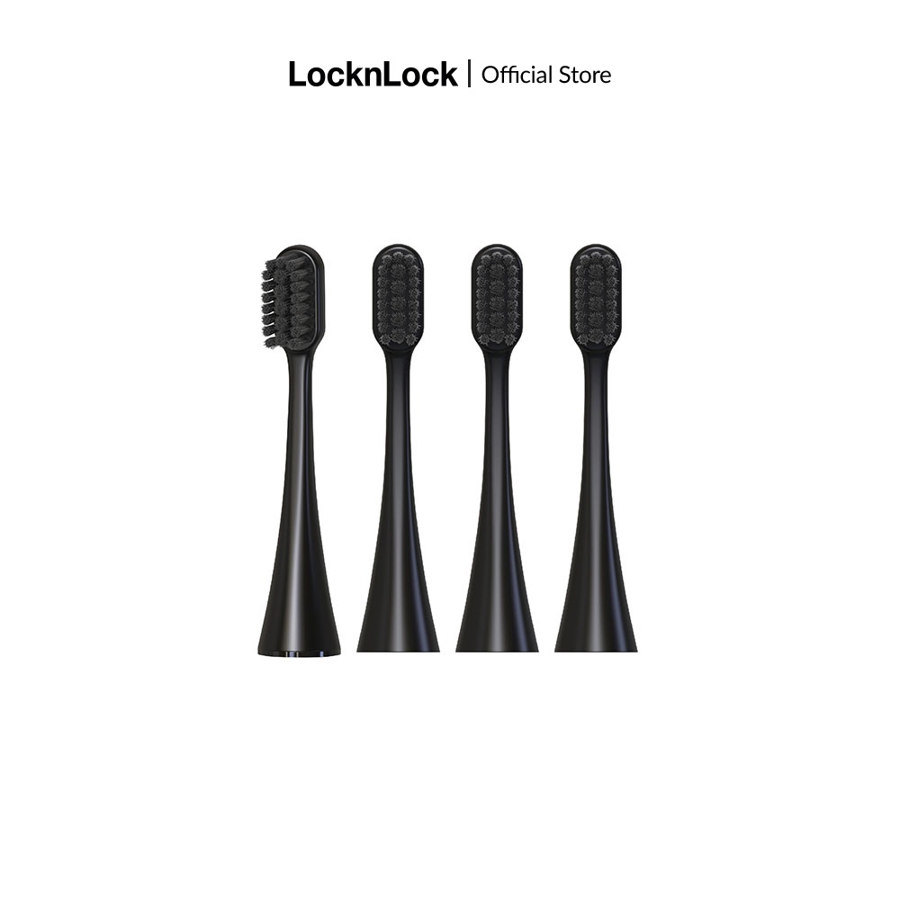 Bộ 4 đầu bàn chải điện Lock&lock ENR636_BRS thay cho bàn chải ENR636BLK