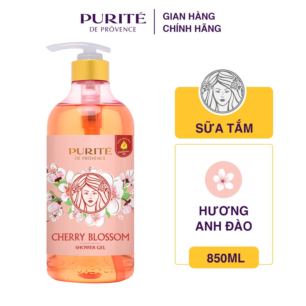 Sữa Tắm Thiên Nhiên Purité 850ml