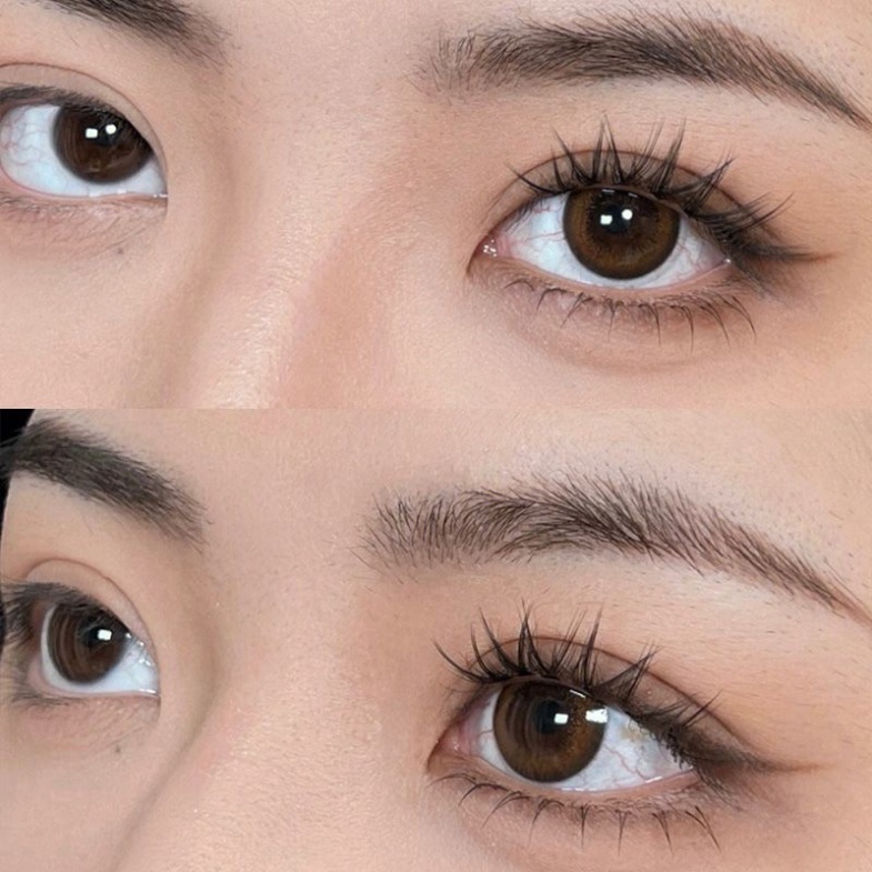 MengjieShangpin® lông nheo Giả 3D Dài Và Dày đương nhiên 5 Cặp/hộp