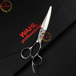 Kéo chuốt tóc nam nữ chuyên nghiệp bản to WAHL WL02 [một bộ+bao da+lược+chỉnh kéo]