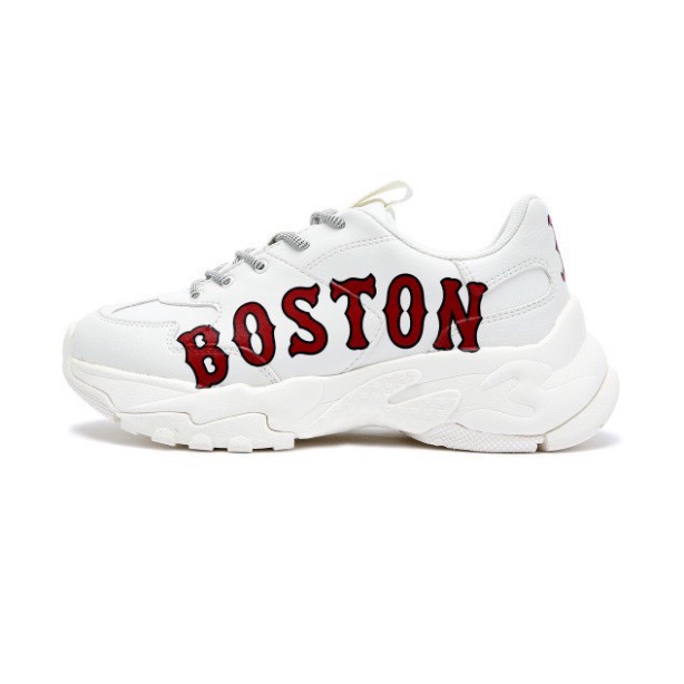 Giày Thể Thao Sneakers MLB Đế Độn 4cm Nam Nữ chữ NY, chữ Boston, chữ LA hot 2023-N19