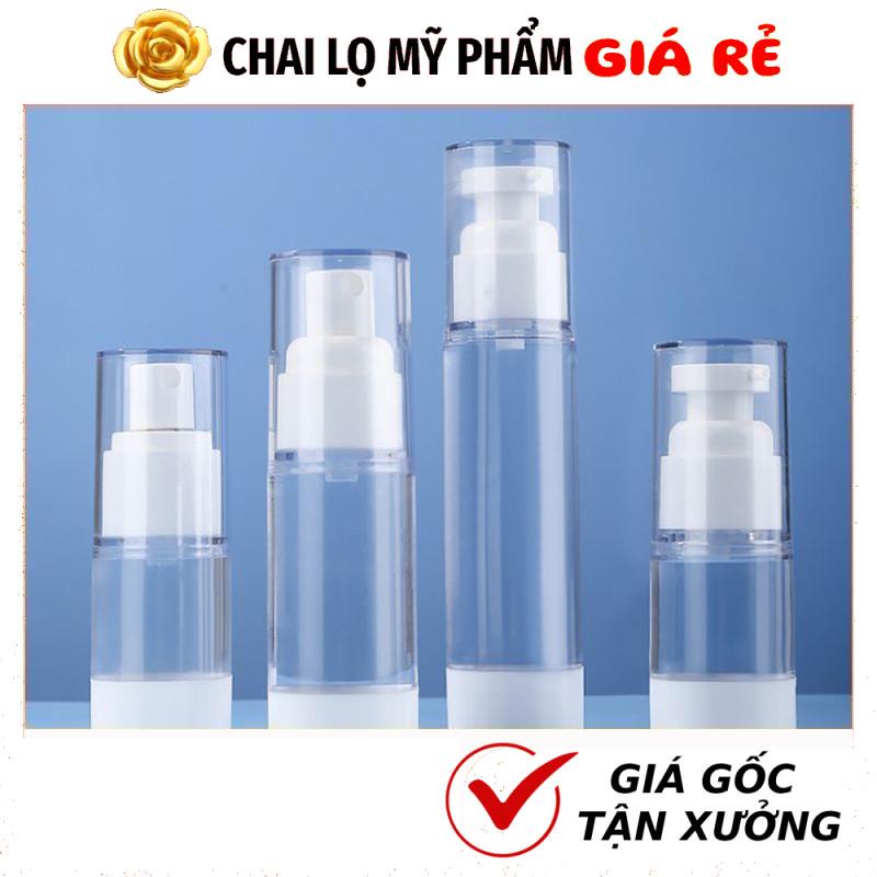 Chai Lọ Hút Chân Không Xịt Giọt, Phun Sương 5ml,10ml,15ml,30ml,50ml,100ml Chiết Mỹ Phẩm HUY HA COSMETIC PACKAGING