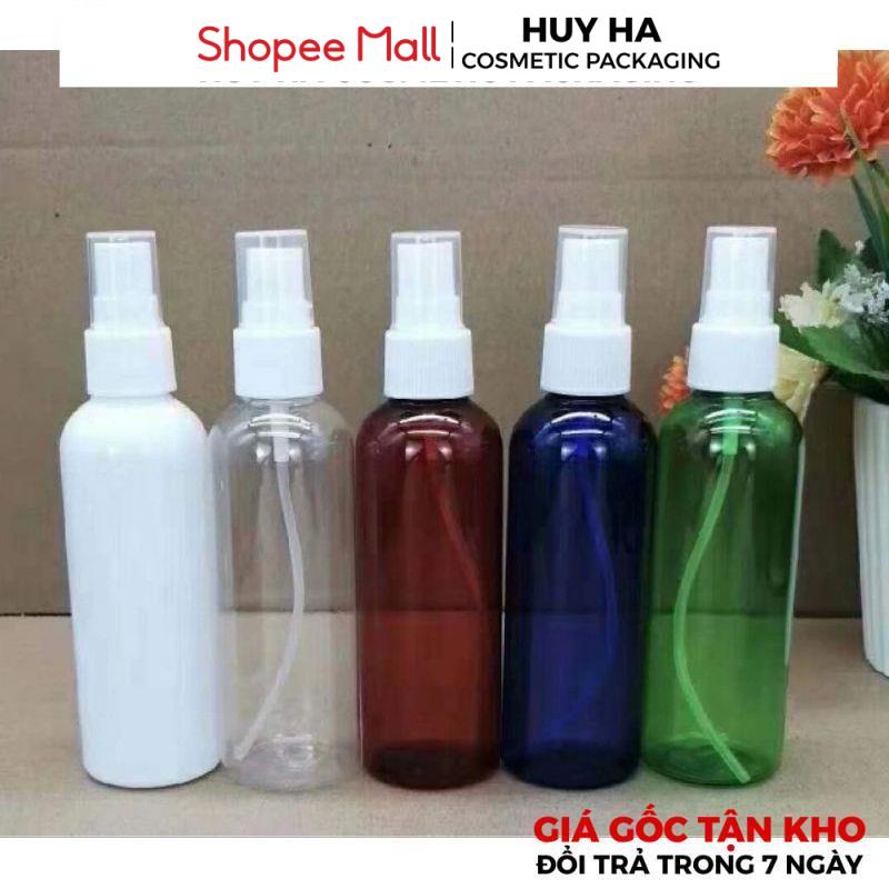 Chai Xịt Phun Sương HUY HA COSMETIC PACKAGING Nhựa Pet Chiết Nước Hoa 10ml,20ml,30ml,50ml,100ml,.