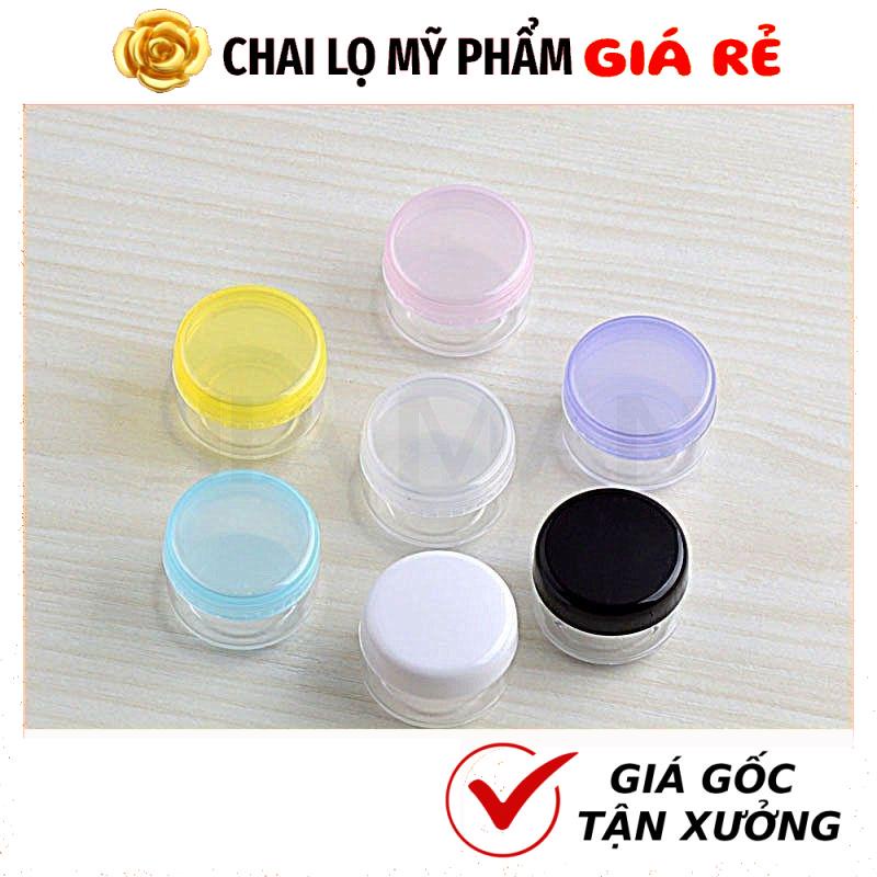 Hủ Hộp Đựng Kem HUY HA COSMETIC PACKAGING Vỏ Nhựa 3g,5g,10g Vuông, Tròn Chiết Mỹ Phẩm , Phụ Kiện Du Lịch Top Rẻ