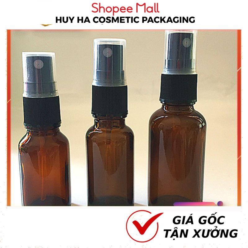 Chai Xịt Phun Sương Thủy Tinh 5ml,10ml Chiết Nước Hoa HUY HA COSMETIC PACKAGING